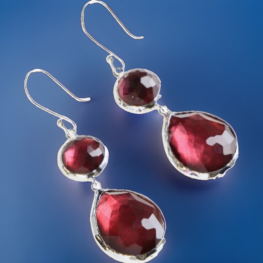 NEW! IPPOLITA Cherry 🍒 Colored Rainbow Drop Earrings / MSRP $495